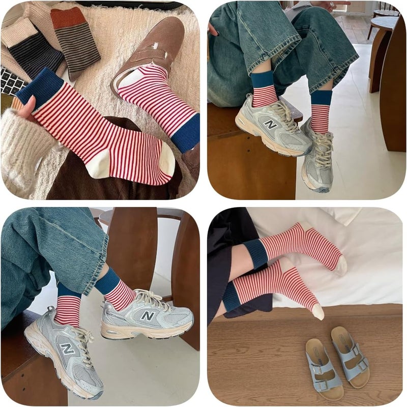OTAODKA Athletics Socks for Women and Girls Cute Ankle Cotton Sock - Image 5